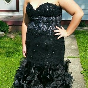 Plus size prom dress
